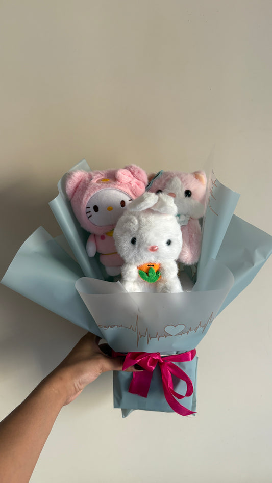 3 plushie Bouquet ๐งธ