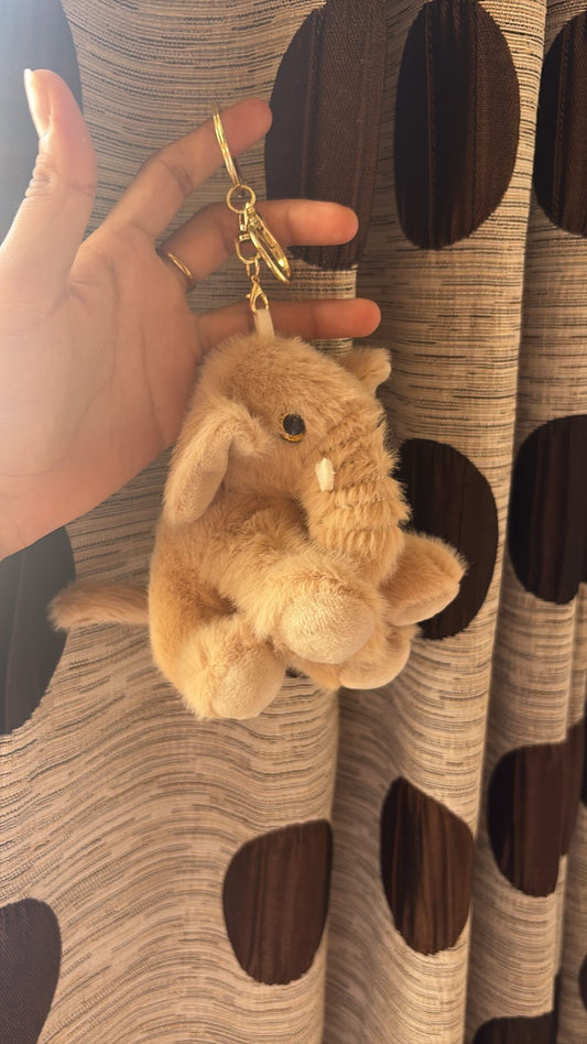 Elephant (brown)🐘 Plushie Charm