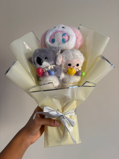 3 plushie Bouquet 🧸
