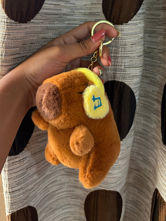 Capybara 🎧 Plushie Charm