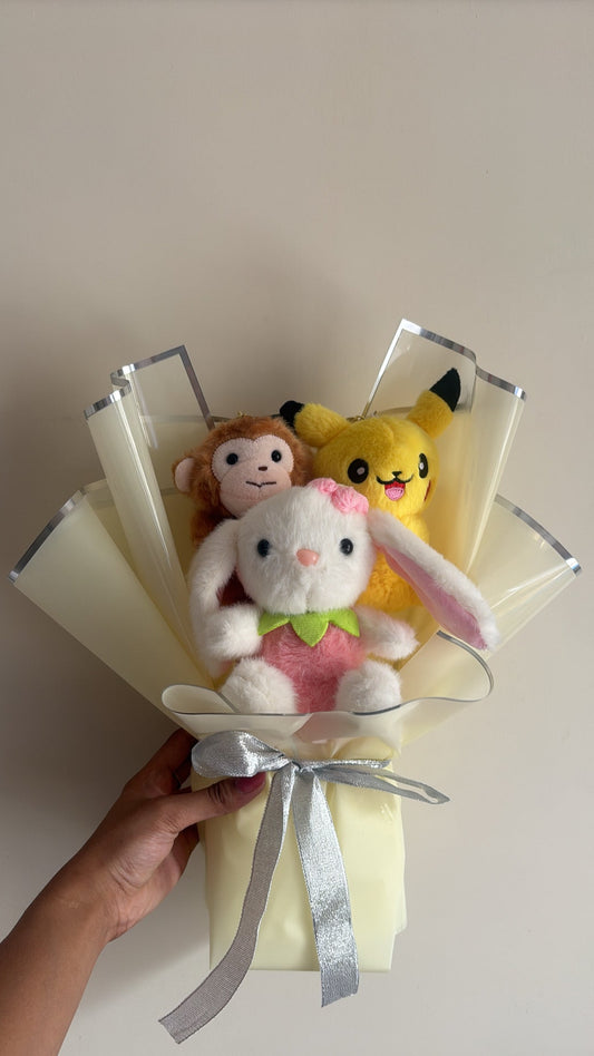 3 plushie Bouquet 🧸