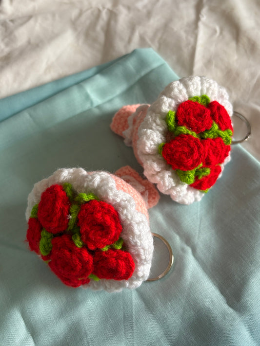 Rose Bouquet Keychain 💐