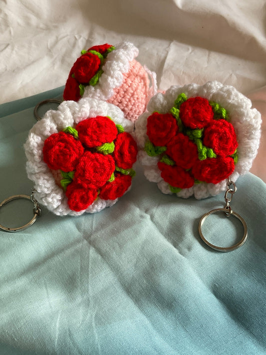 Rose Bouquet Keychain 💐