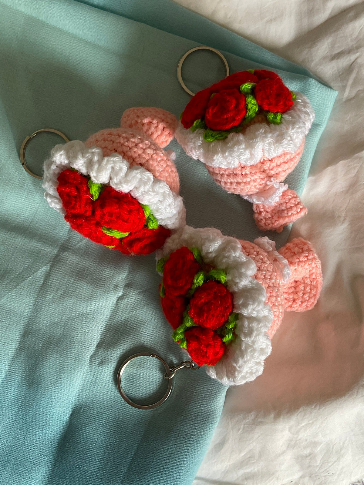 Rose Bouquet Keychain 💐