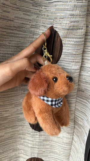 Dog (Dark Brown)🐶 plushie charm