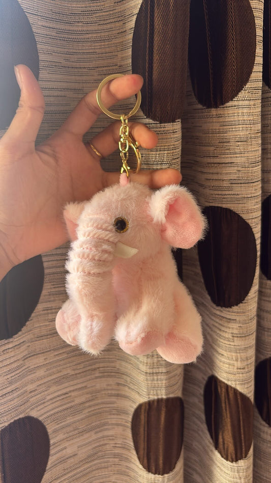 Elephant (pink) 🐘Plushie Charm